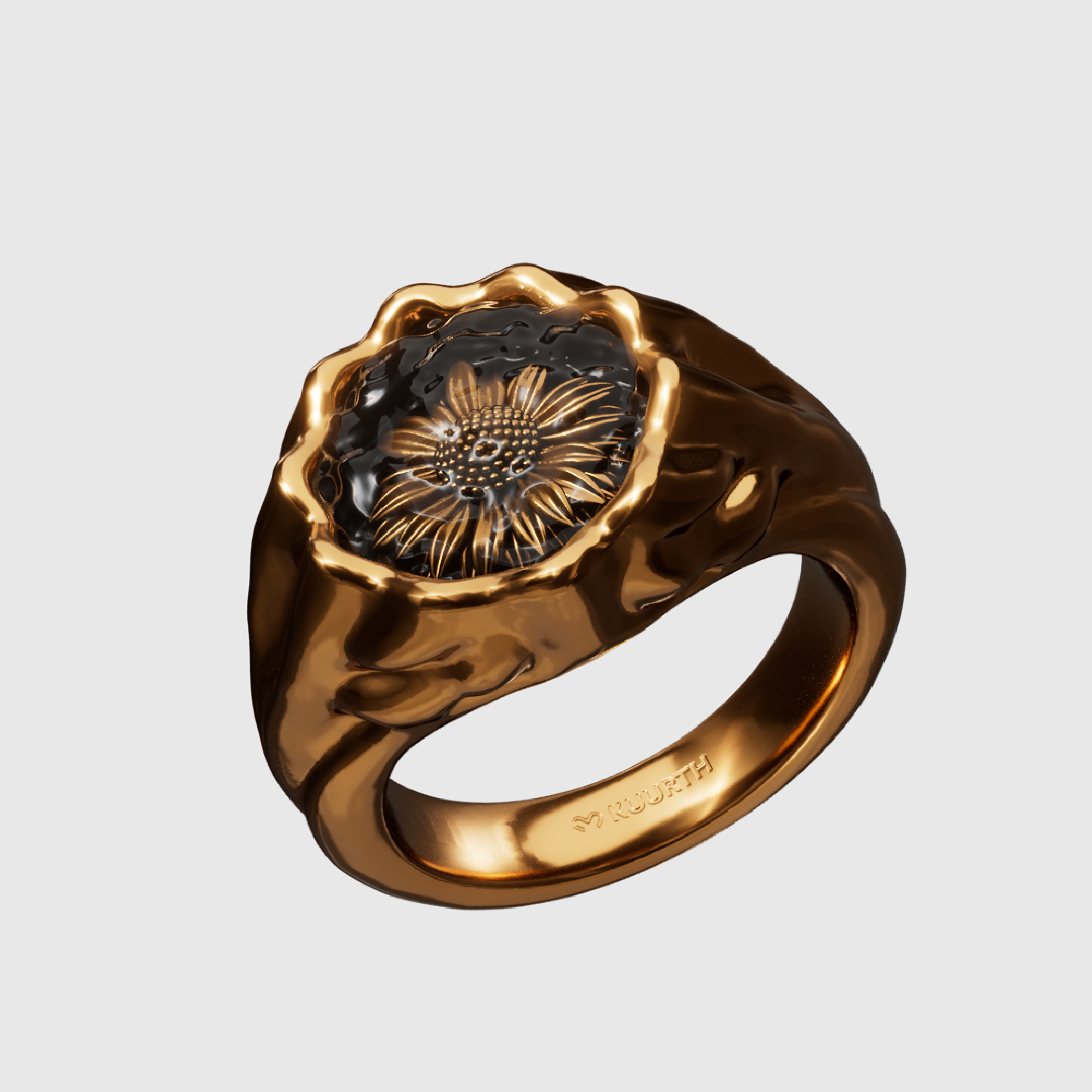 Sunflower Gold Ring KUURTH