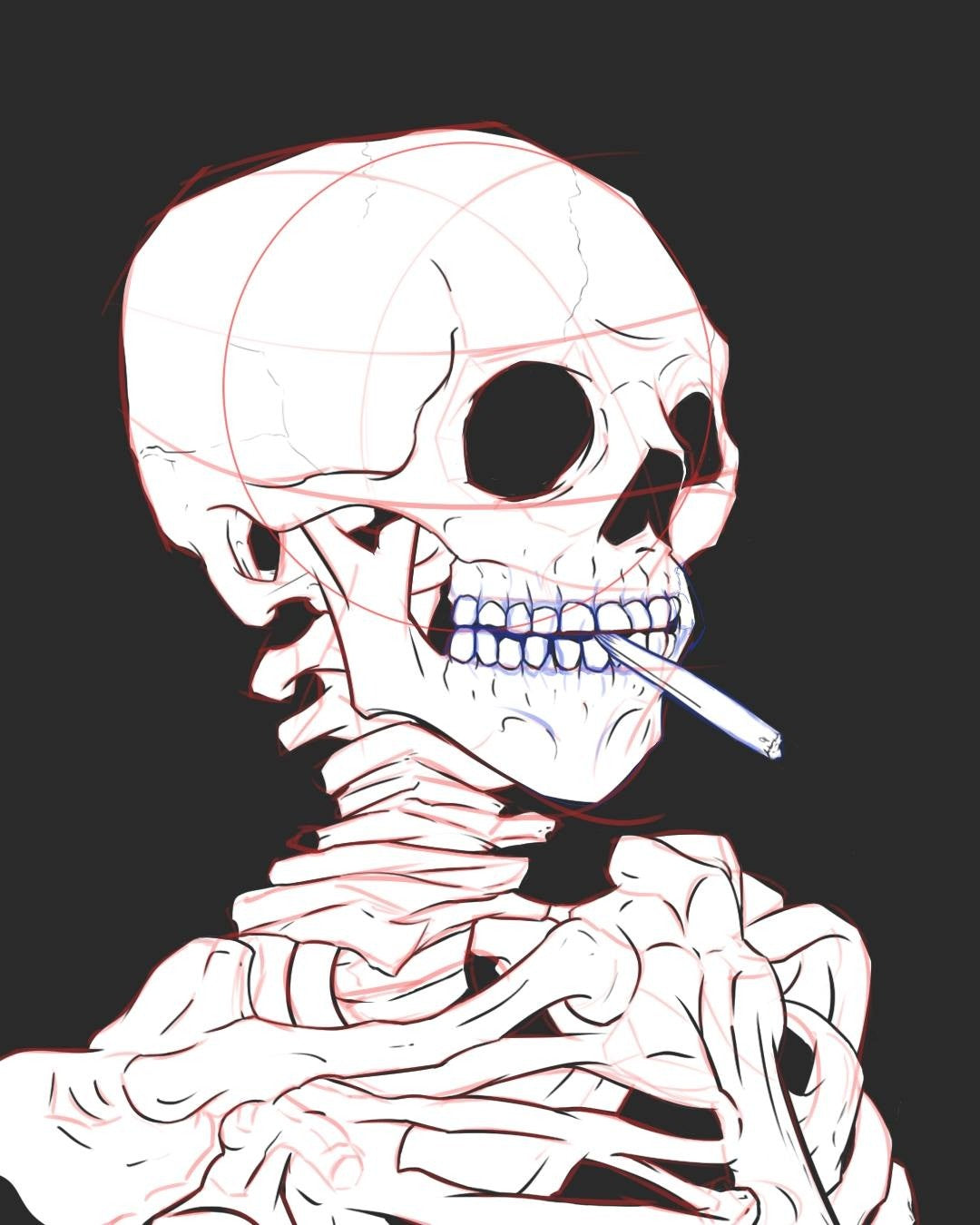 Vincent Van Gogh’s Gothic Masterpiece: Skull of a Skeleton with Burning Cigarette