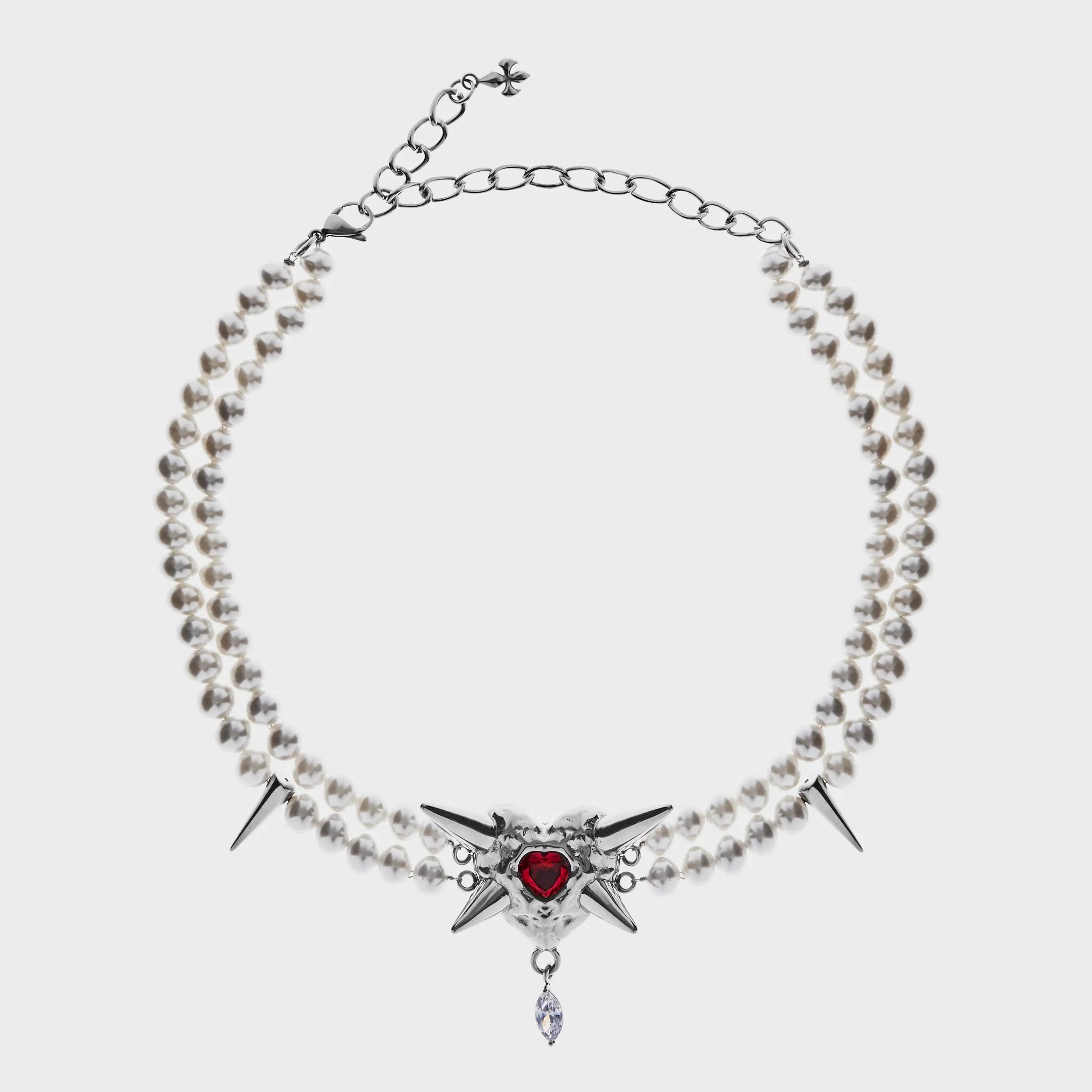 Spiky - Red Necklace