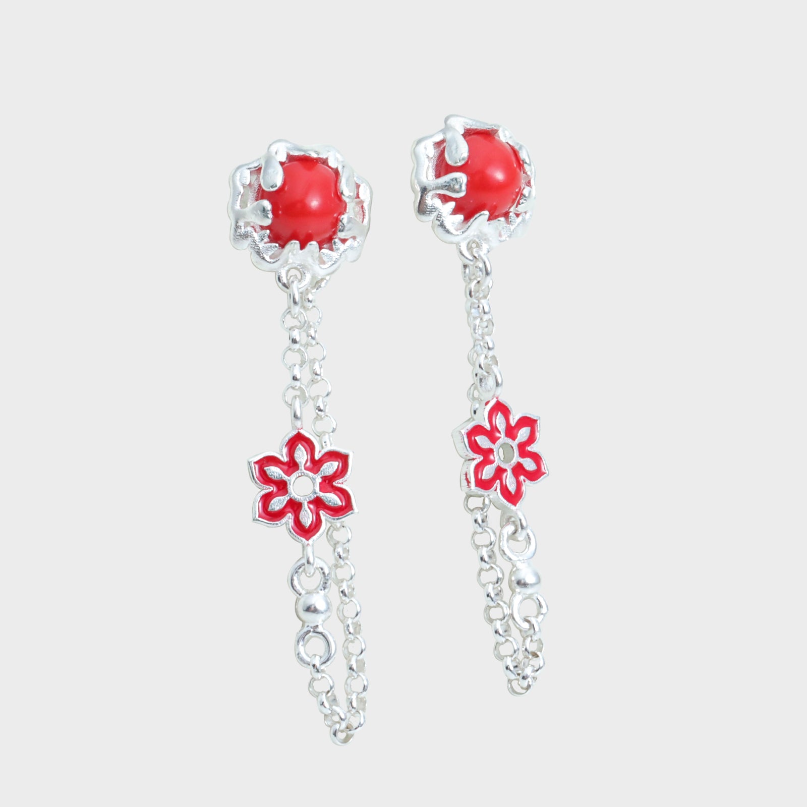 Asakusa - Red Earrings