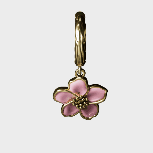 Sakura - Gold Earrings