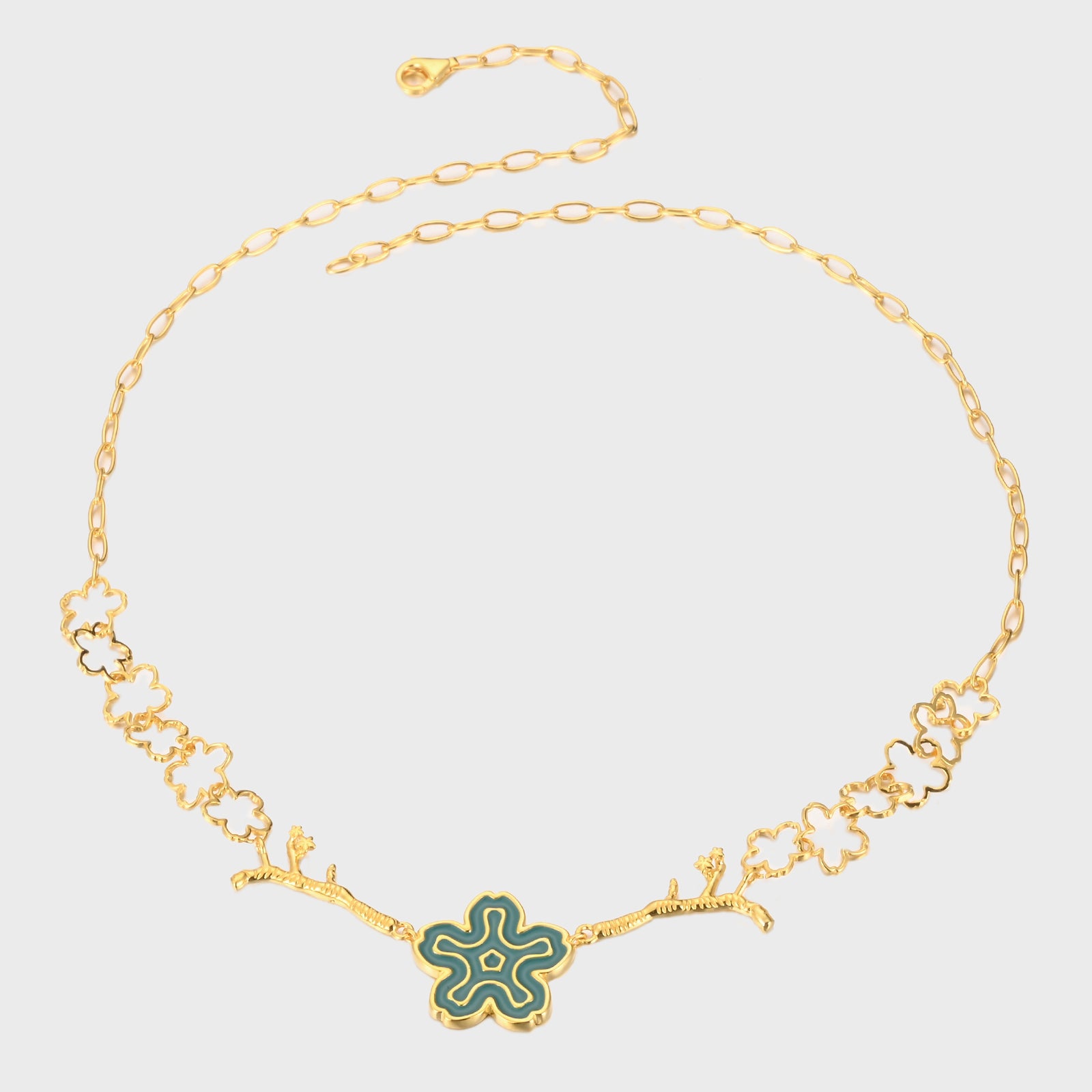 Almond Blossom - Gold Necklace CC