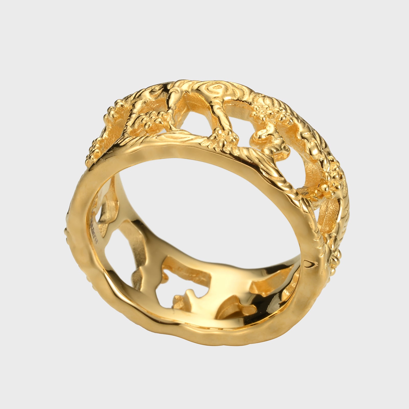 Almond Blossom - Gold Ring V2