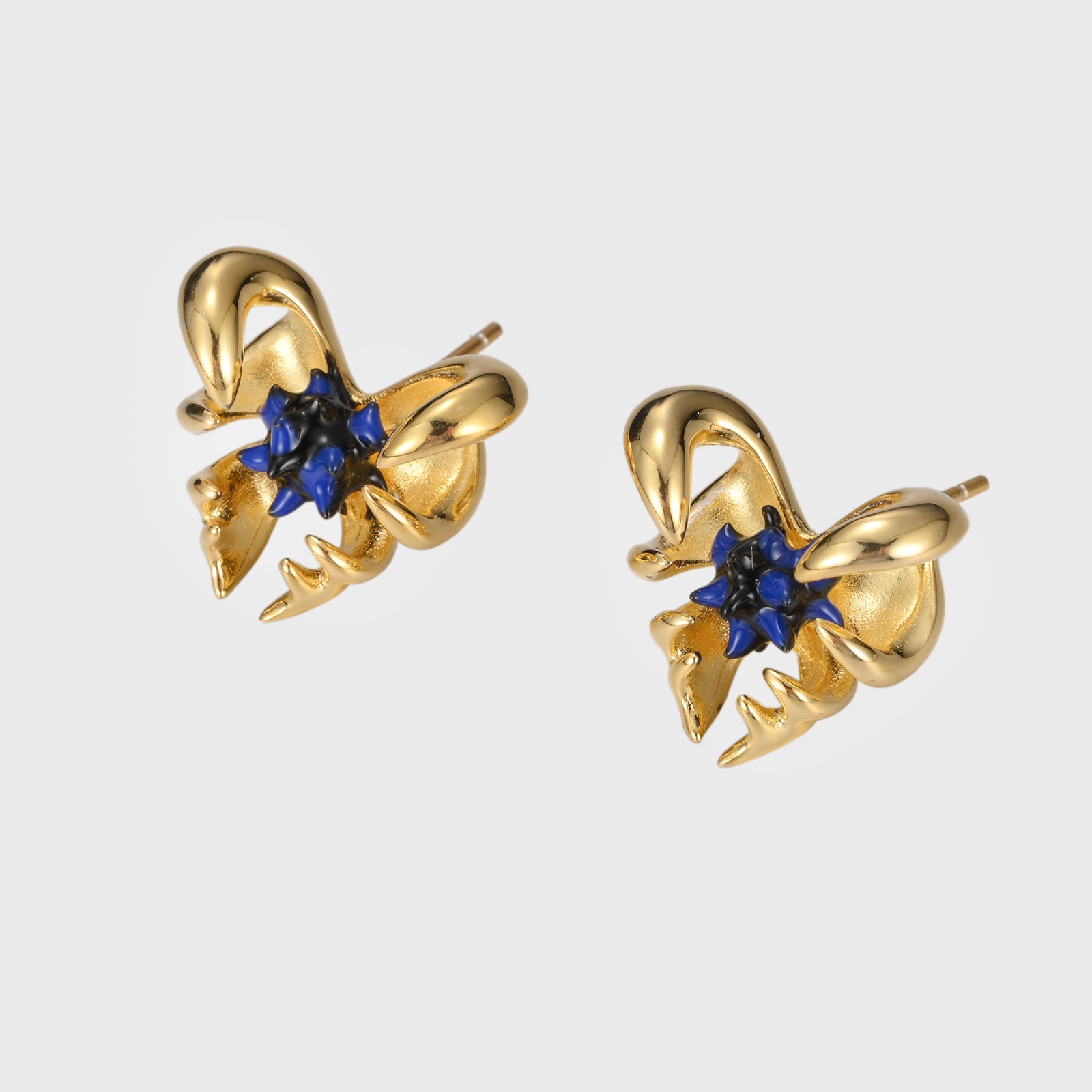 Forbidden fruit - Gold Stud Earrings