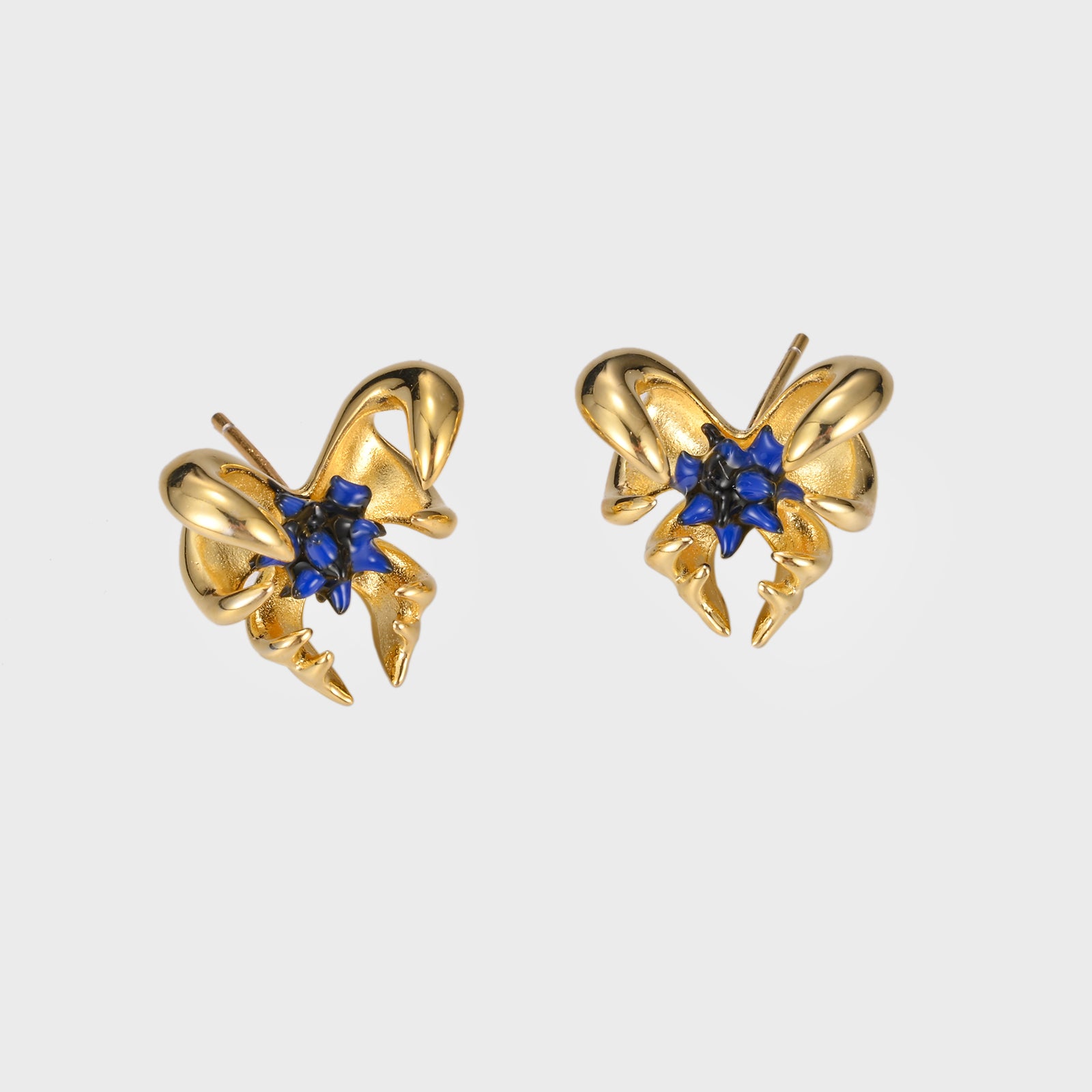 Forbidden fruit - Gold Stud Earrings