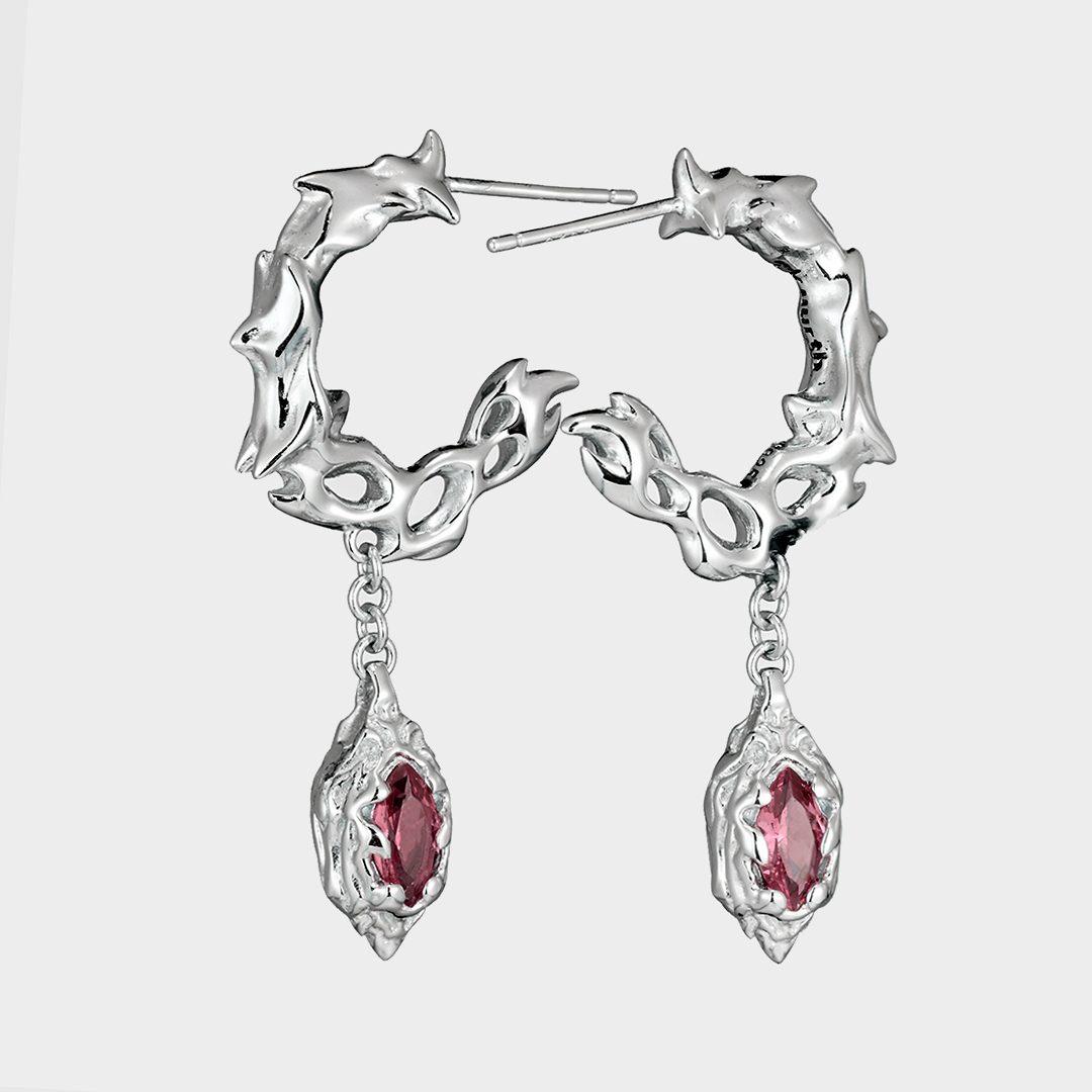 Lacrima Red - Earrings