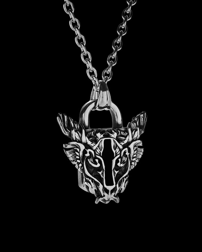 Winged Lock - Necklace