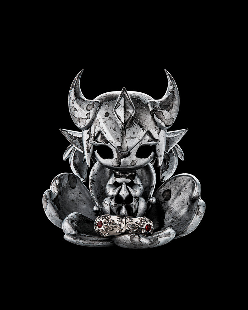 Hex - Blackened Ring holder