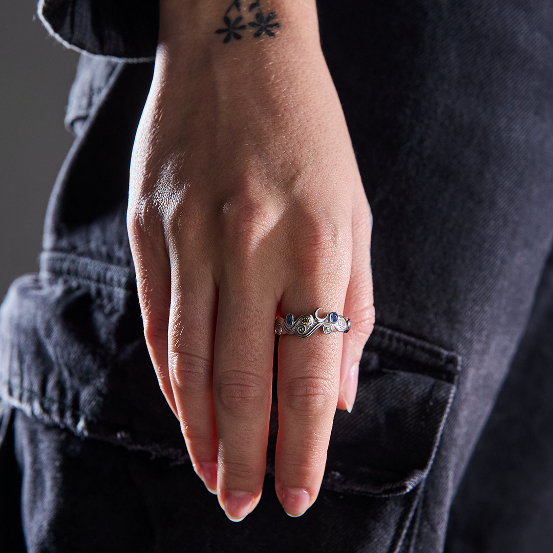 Van gogh ring starry night online