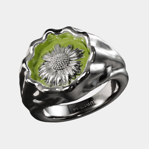 Sunflower - Green Ring
