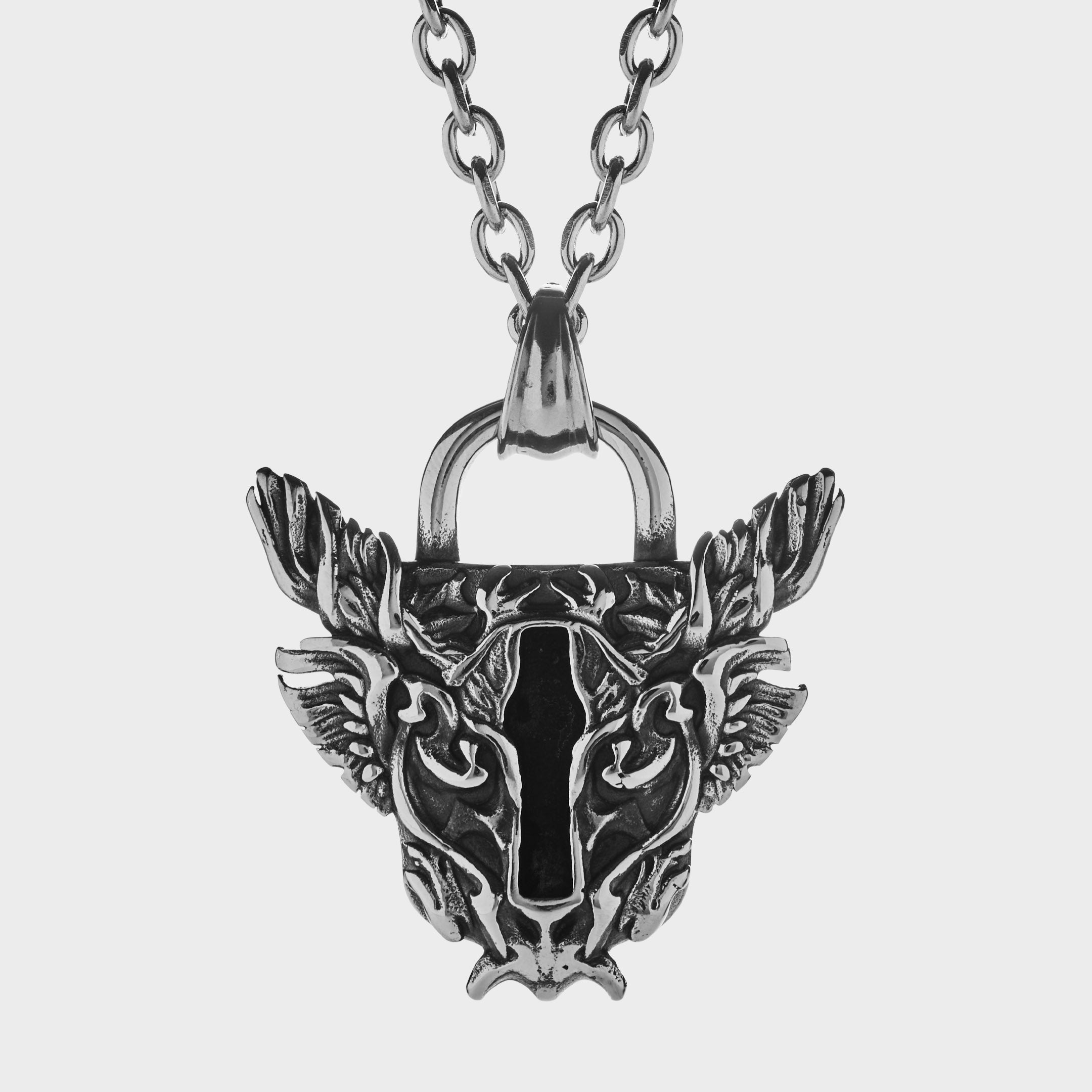 Winged Lock - Necklace