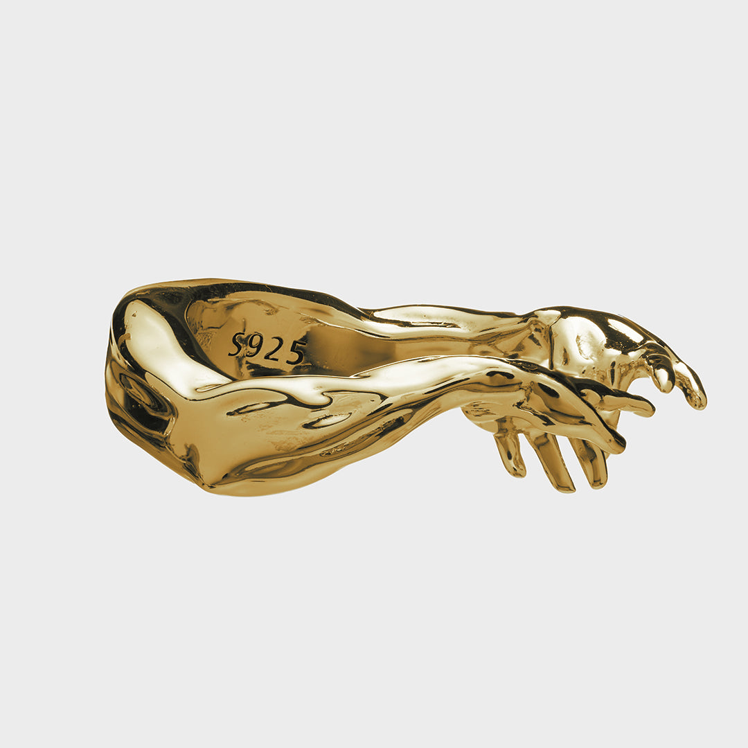 The creation of Adam - Gold Ring V2