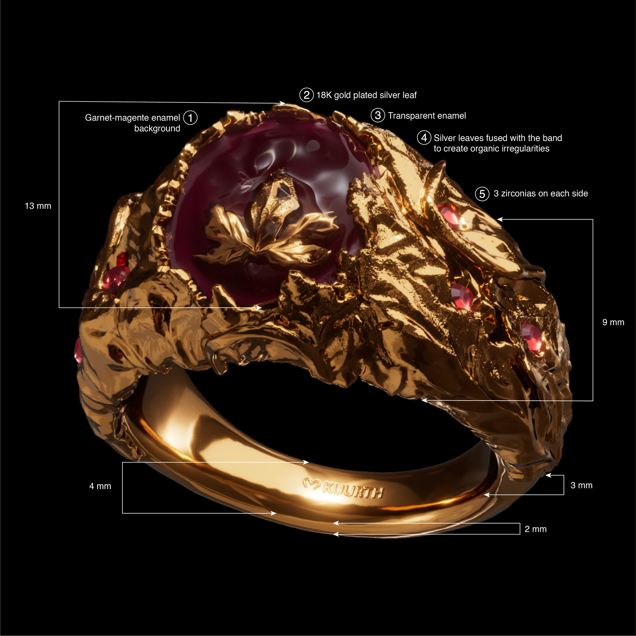 Baco - Gold Ring