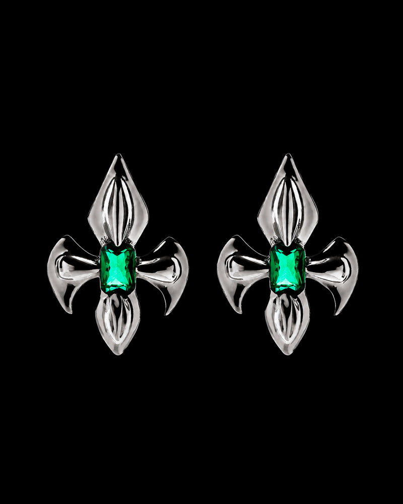 Emblem - E Earrings