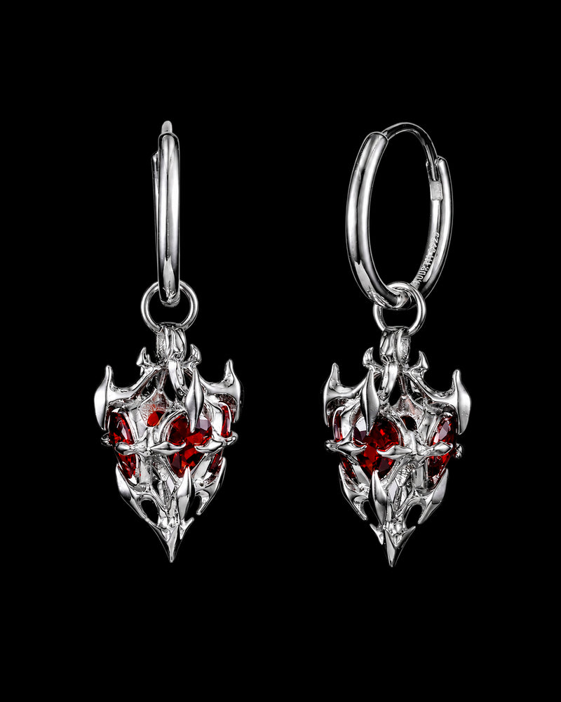 Grail - Red Earrings