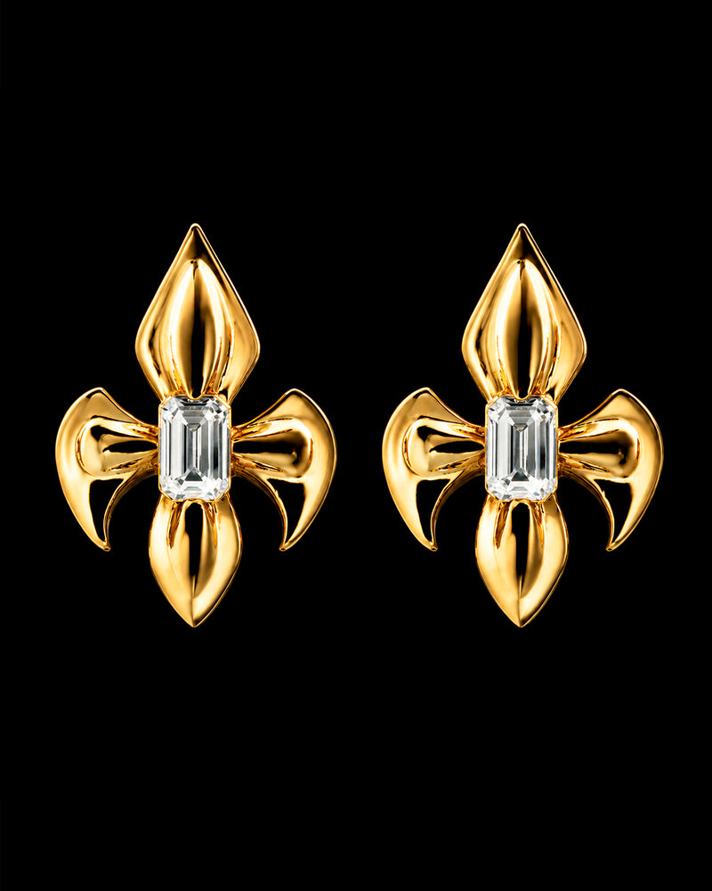 Emblem - Gold Earrings