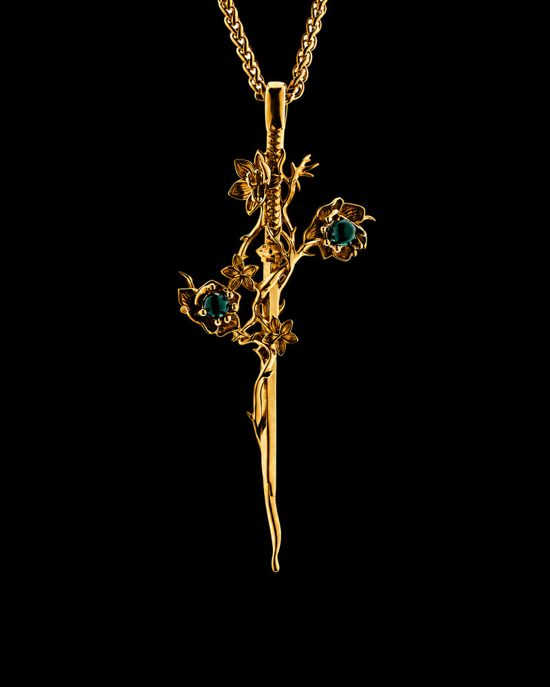 Shizuku - Gold B Necklace