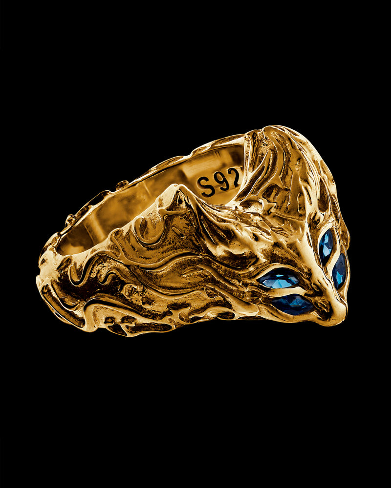 Kitsune - Gold S Ring