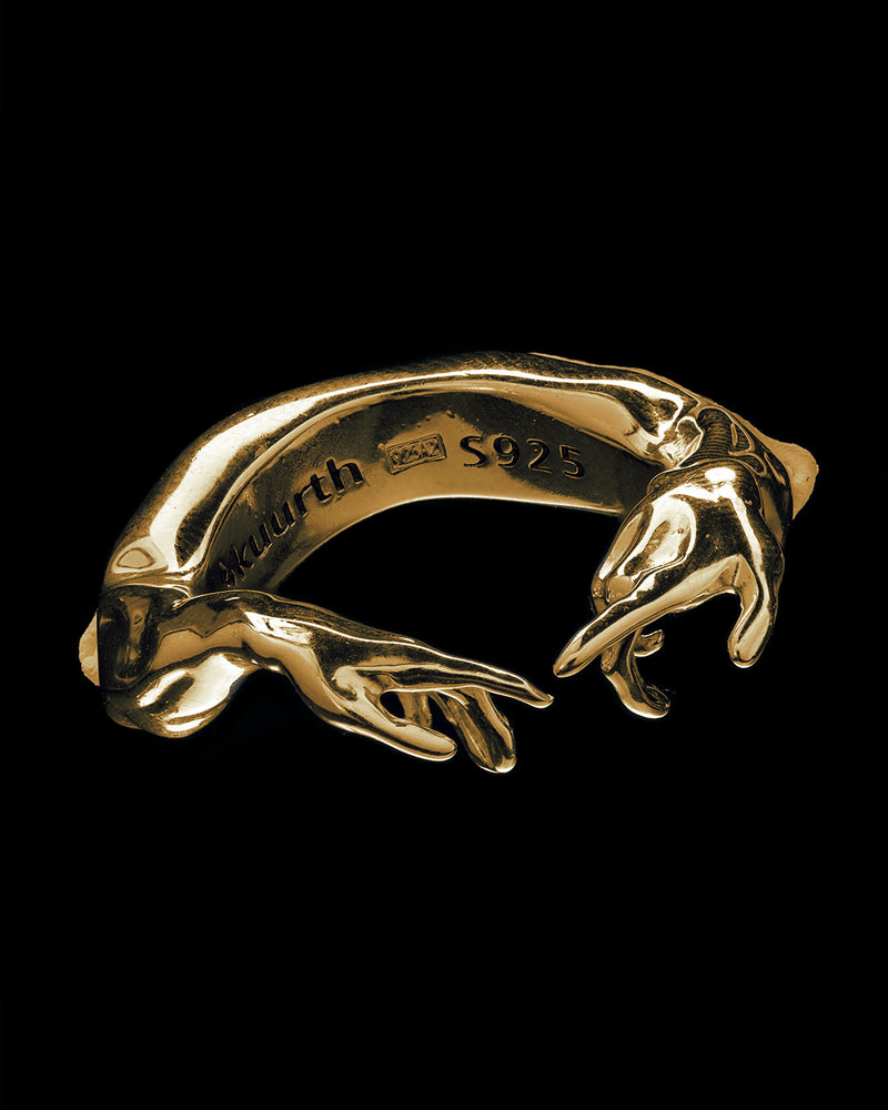 The creation of Adam - Gold Ring V2