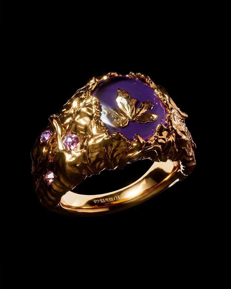 Baco - Purple Gold Ring