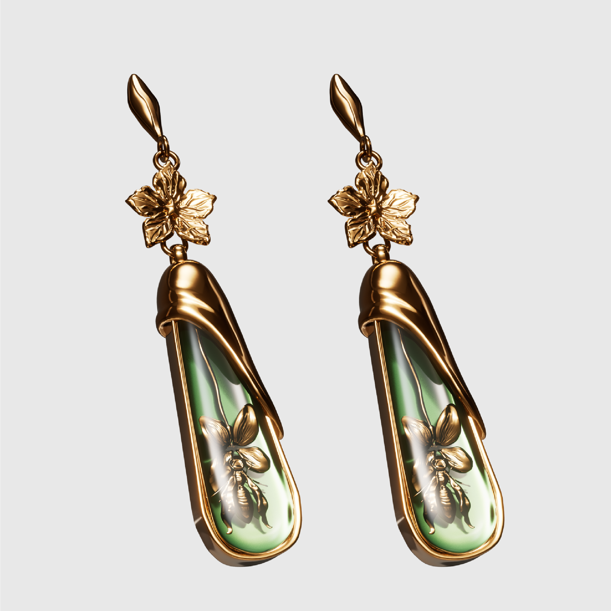 Nectar - Gold Earrings