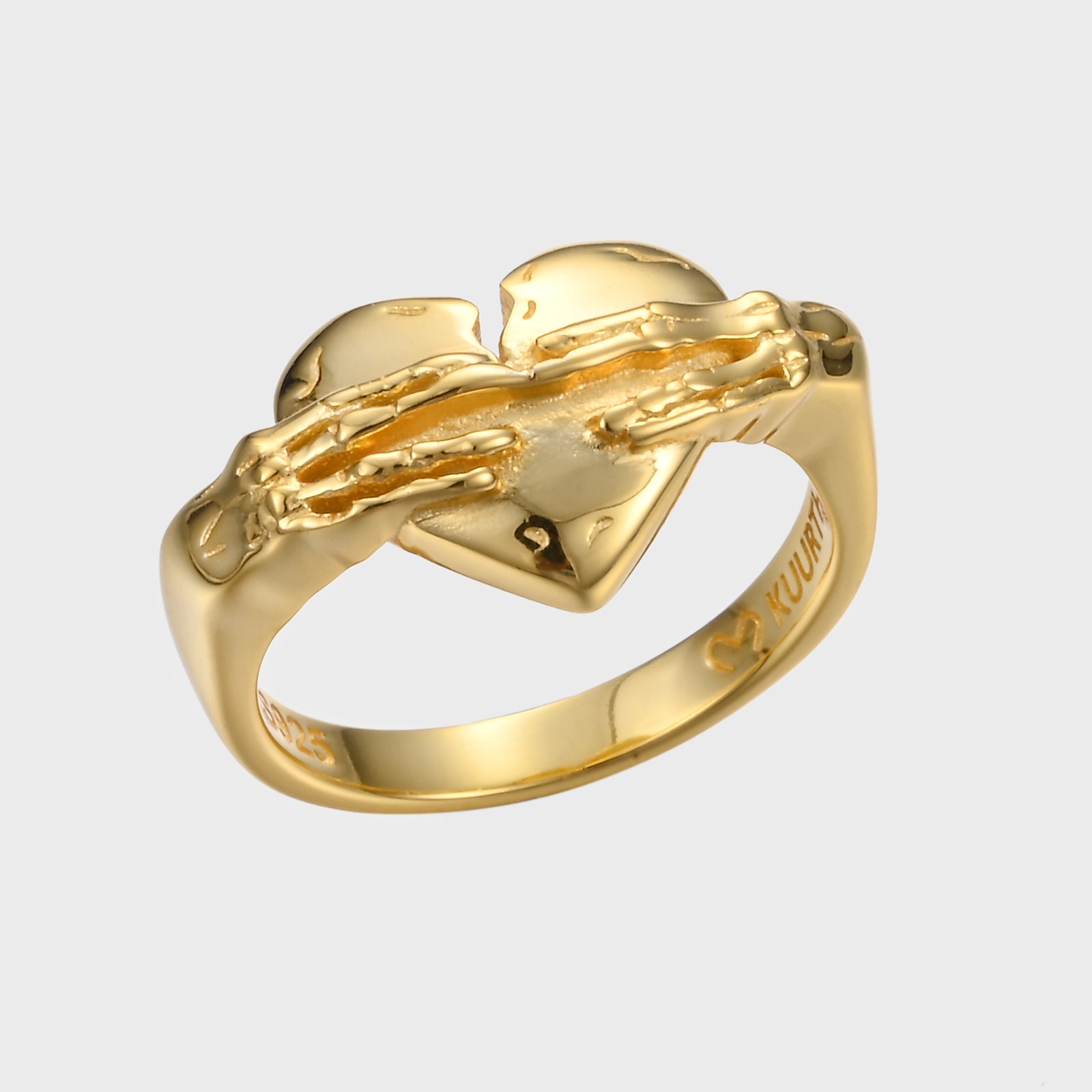 Broken Heart - Gold Ring