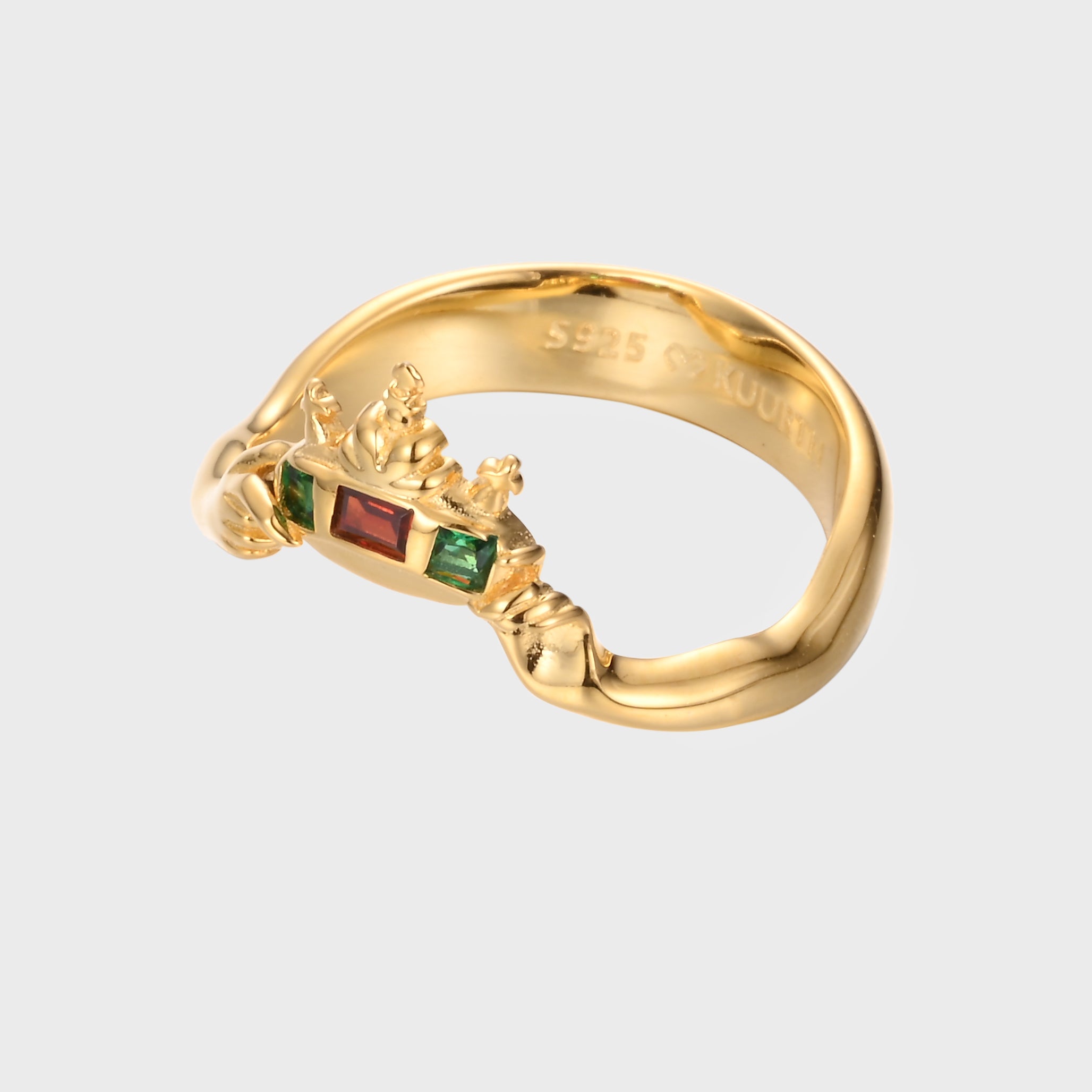 Virgin and Child with Angels - Gold Ring