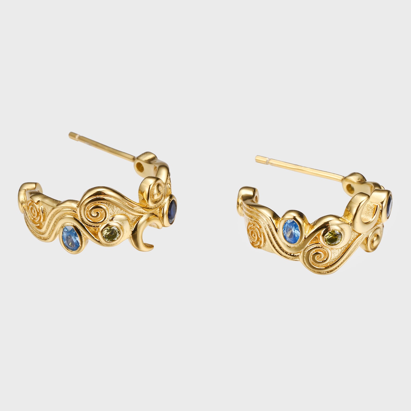 Starry Night - Gold Earrings
