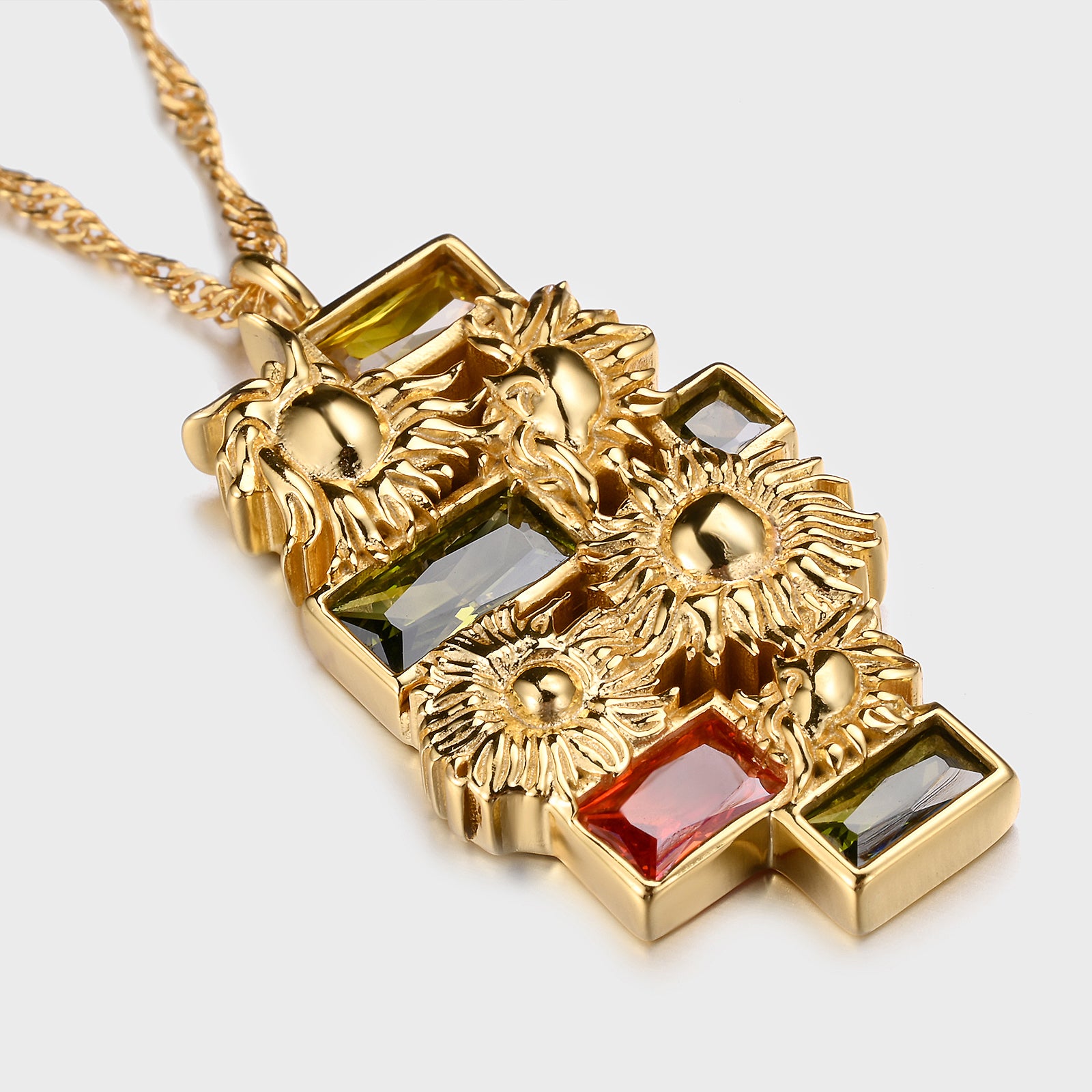 The Arles Sunflowers - Gold Necklace LC