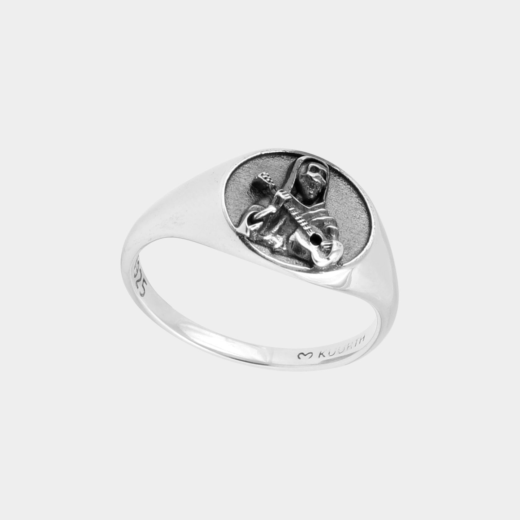 Skull with Guitar - Ring
