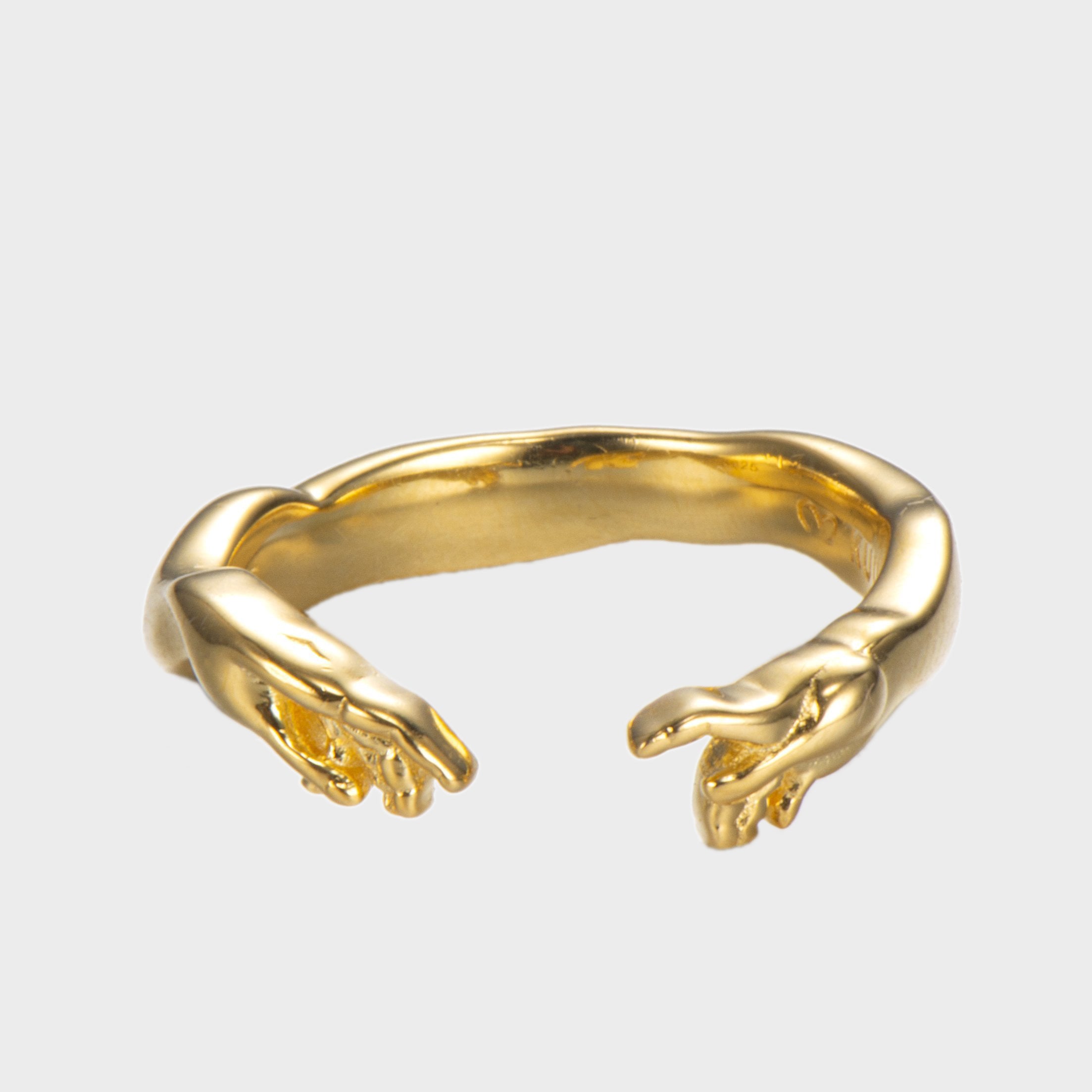 The creation of Adam - Ring Gold
